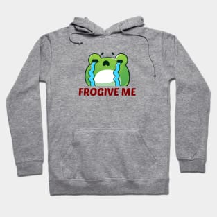 Frogive Me - Cute Frog Pun Hoodie